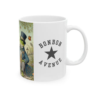 Whimsical Bonbon Avenue Village Storybook Mug