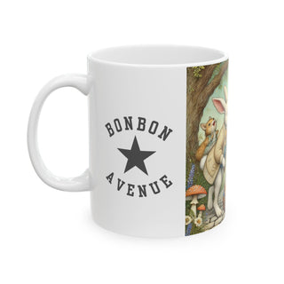 Whimsical Bonbon Avenue Village Storybook Mug